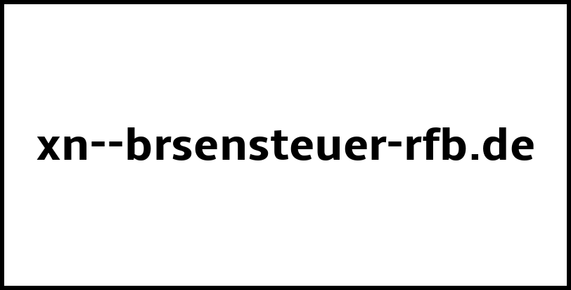 xn--brsensteuer-rfb.de