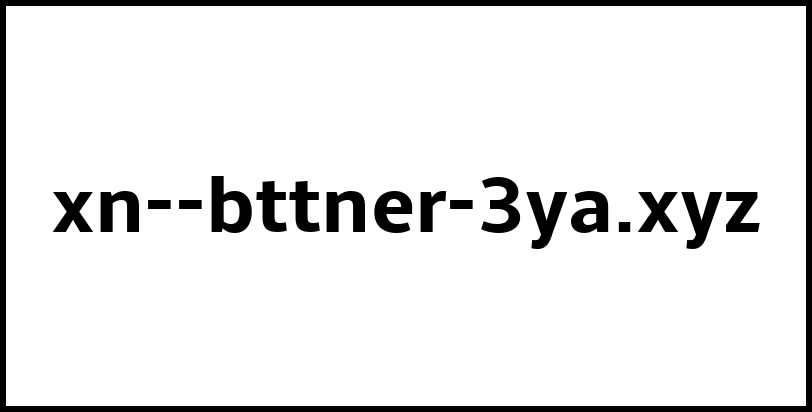 xn--bttner-3ya.xyz