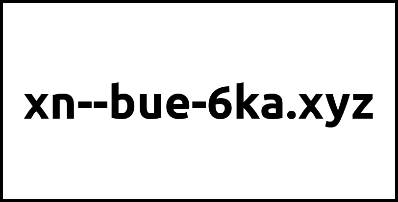 xn--bue-6ka.xyz