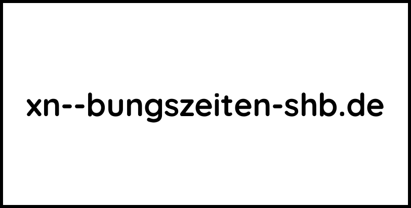 xn--bungszeiten-shb.de