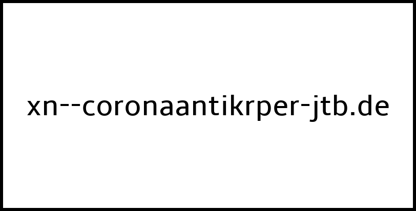 xn--coronaantikrper-jtb.de