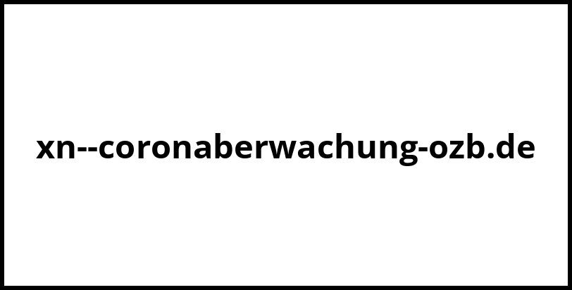 xn--coronaberwachung-ozb.de