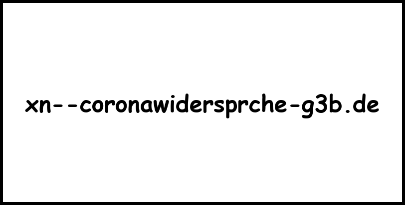 xn--coronawidersprche-g3b.de