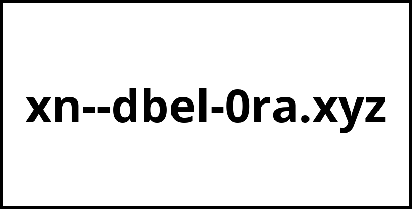 xn--dbel-0ra.xyz