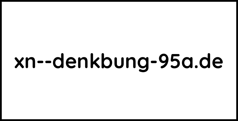 xn--denkbung-95a.de