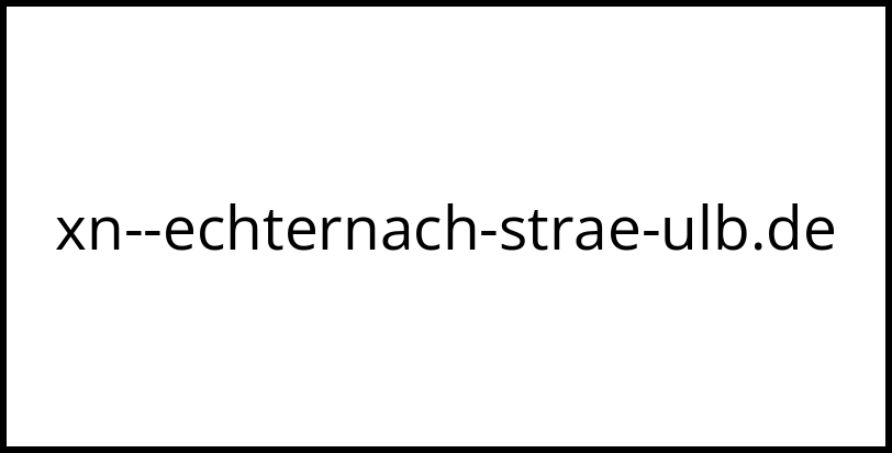 xn--echternach-strae-ulb.de