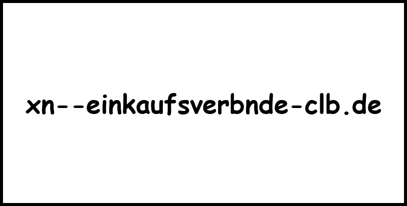 xn--einkaufsverbnde-clb.de