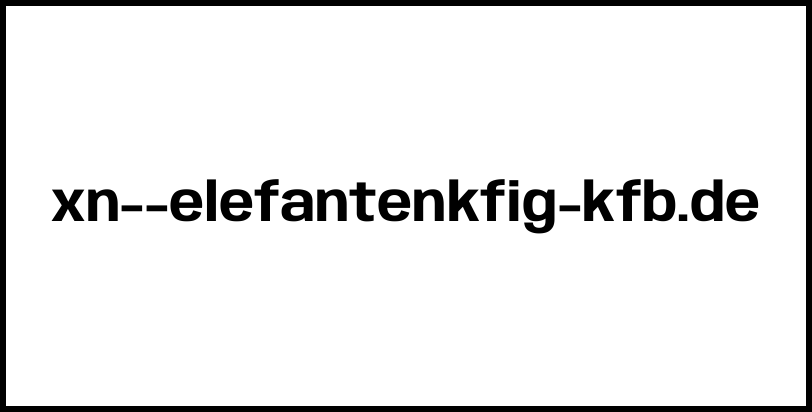 xn--elefantenkfig-kfb.de