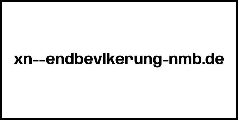 xn--endbevlkerung-nmb.de