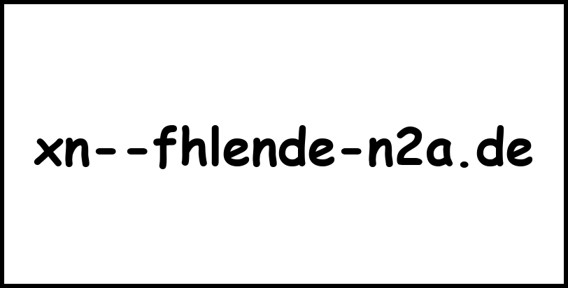 xn--fhlende-n2a.de