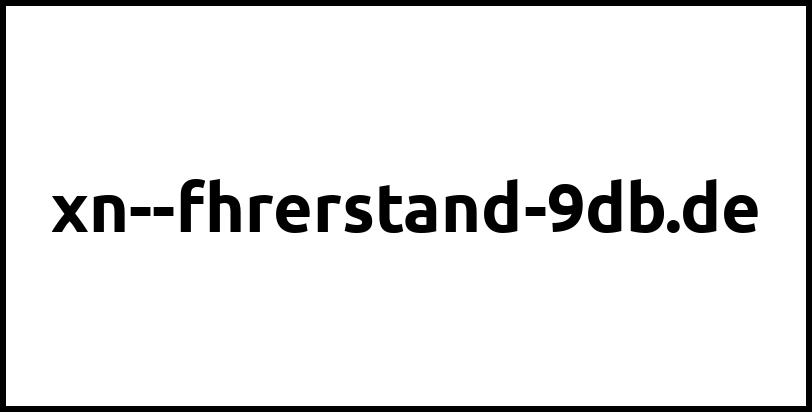 xn--fhrerstand-9db.de