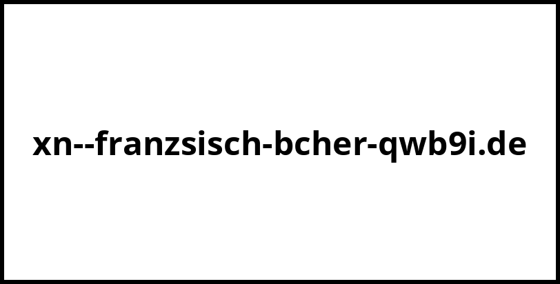 xn--franzsisch-bcher-qwb9i.de