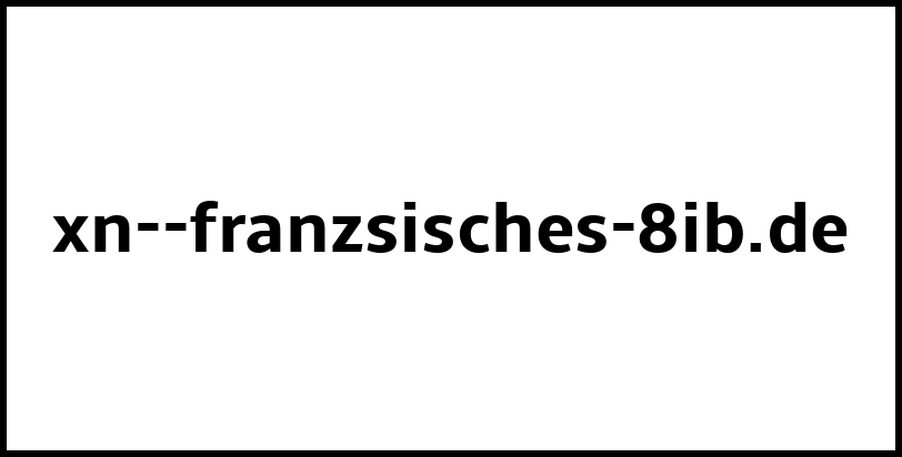 xn--franzsisches-8ib.de