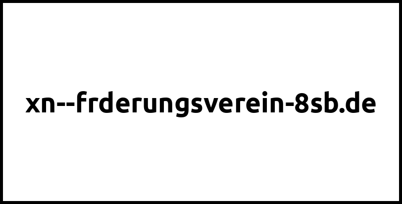 xn--frderungsverein-8sb.de