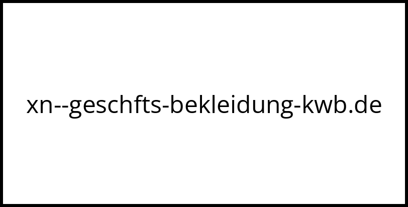 xn--geschfts-bekleidung-kwb.de