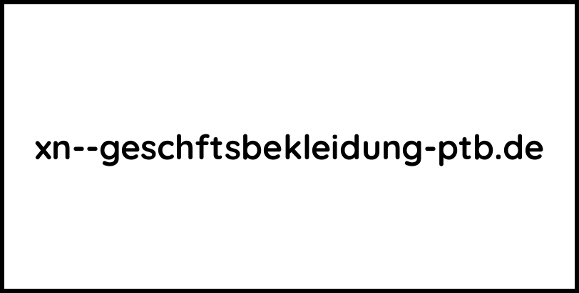 xn--geschftsbekleidung-ptb.de