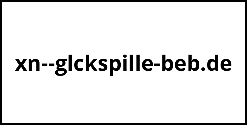 xn--glckspille-beb.de