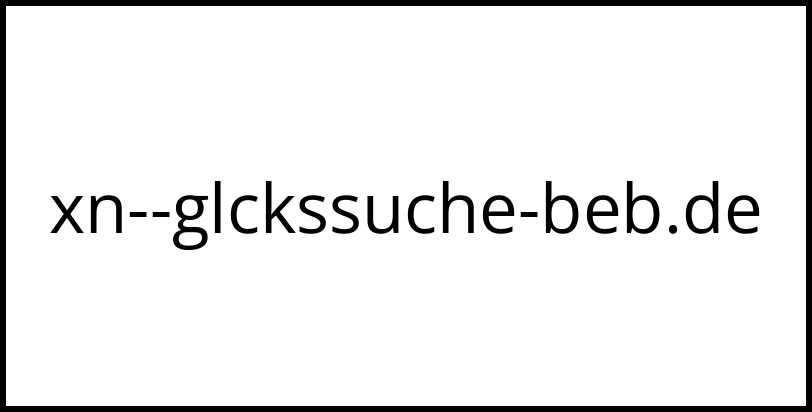 xn--glckssuche-beb.de