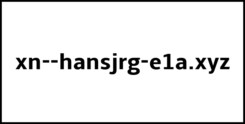 xn--hansjrg-e1a.xyz