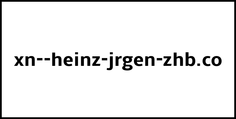 xn--heinz-jrgen-zhb.co