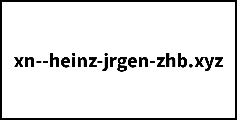 xn--heinz-jrgen-zhb.xyz