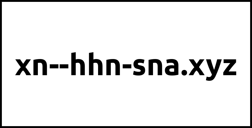 xn--hhn-sna.xyz