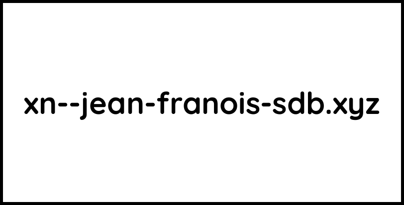 xn--jean-franois-sdb.xyz