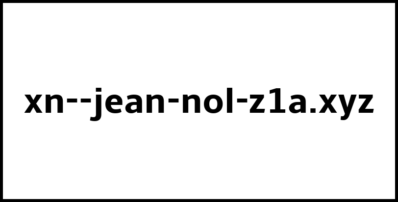 xn--jean-nol-z1a.xyz