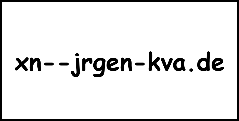 xn--jrgen-kva.de