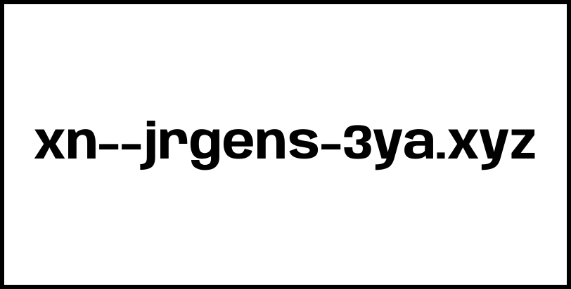 xn--jrgens-3ya.xyz