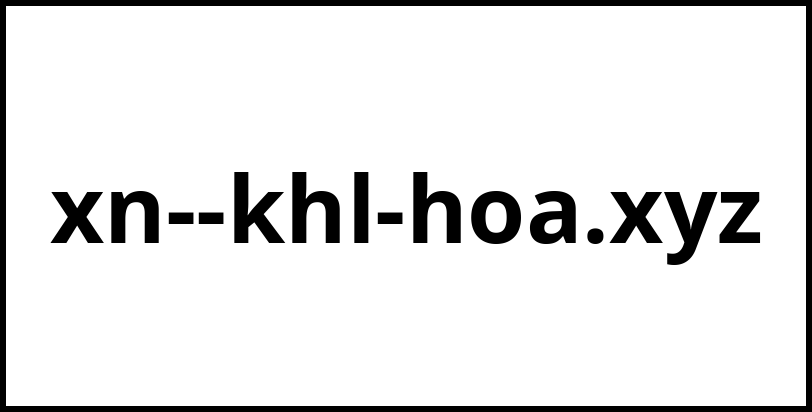 xn--khl-hoa.xyz