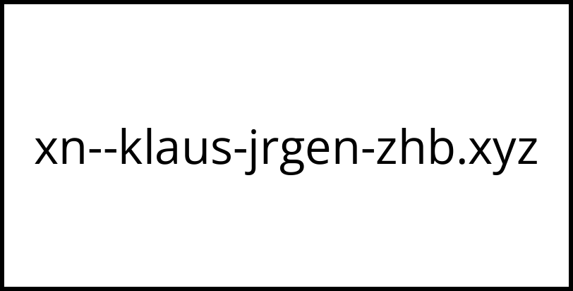 xn--klaus-jrgen-zhb.xyz