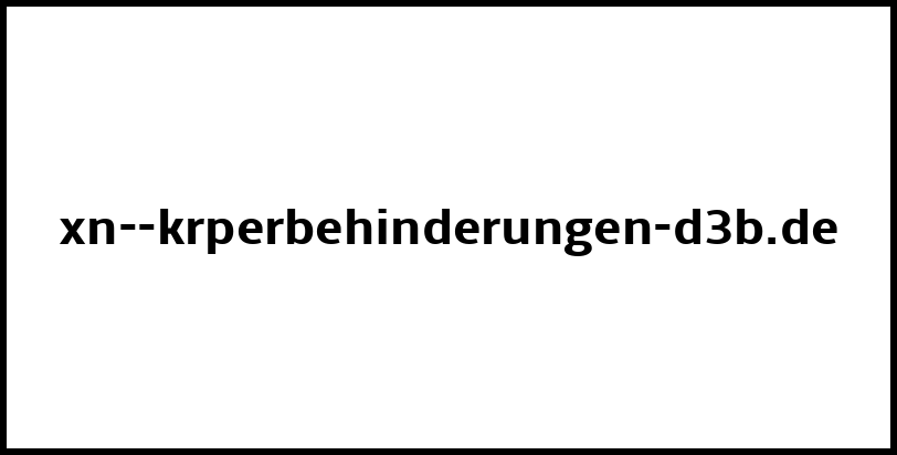 xn--krperbehinderungen-d3b.de