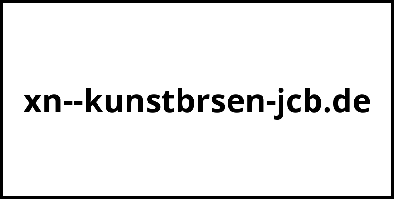 xn--kunstbrsen-jcb.de