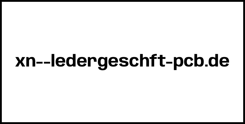 xn--ledergeschft-pcb.de