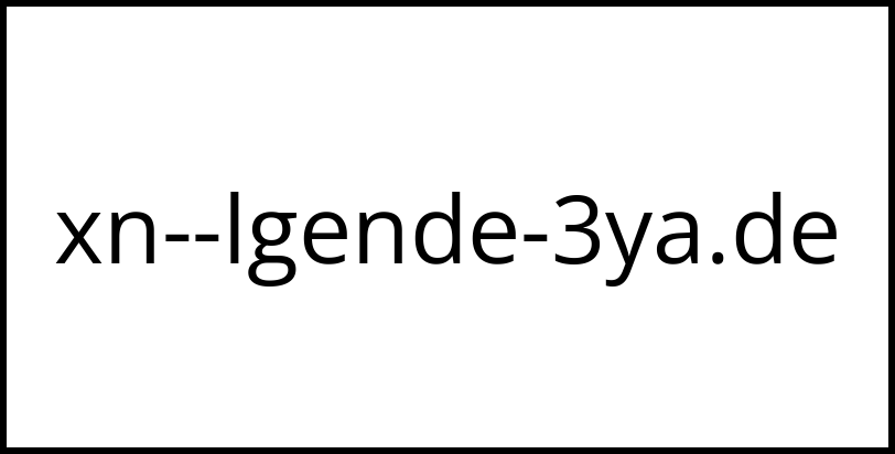 xn--lgende-3ya.de