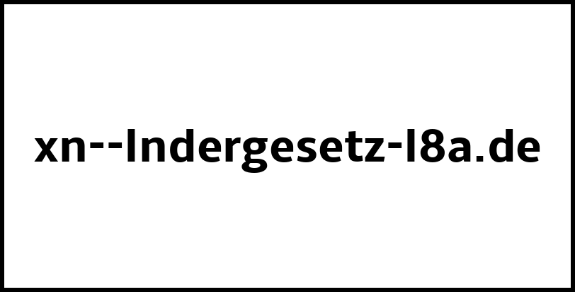 xn--lndergesetz-l8a.de