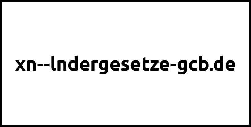 xn--lndergesetze-gcb.de