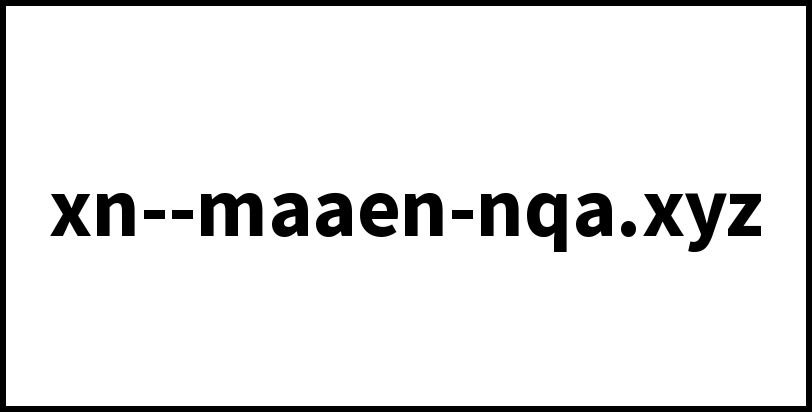 xn--maaen-nqa.xyz