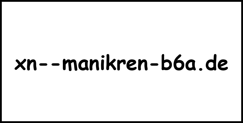 xn--manikren-b6a.de