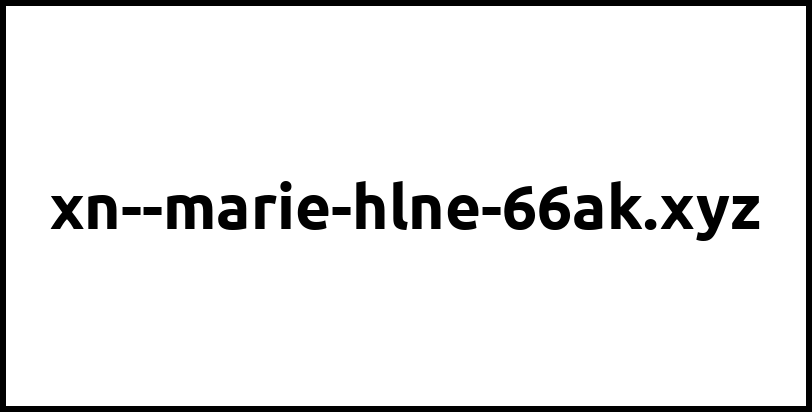 xn--marie-hlne-66ak.xyz