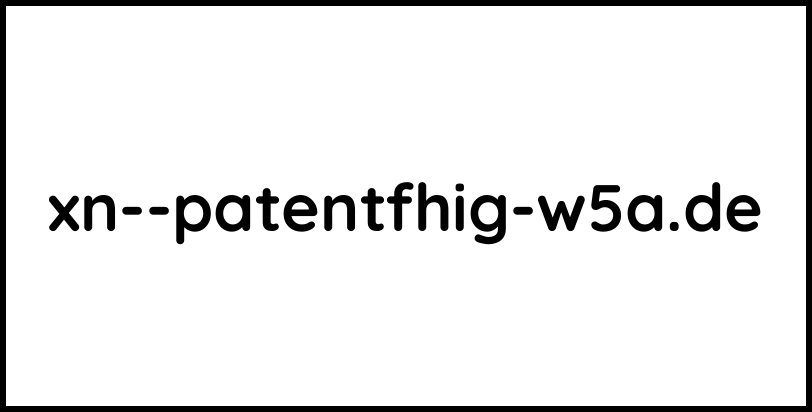 xn--patentfhig-w5a.de