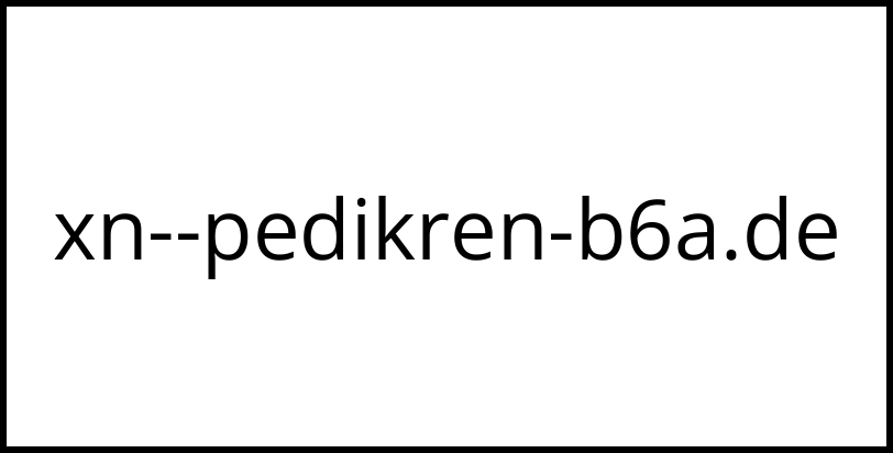 xn--pedikren-b6a.de