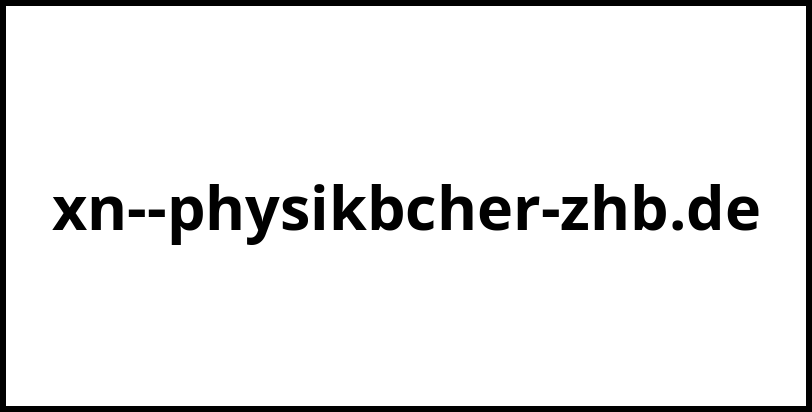 xn--physikbcher-zhb.de