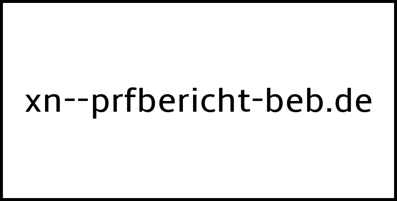 xn--prfbericht-beb.de