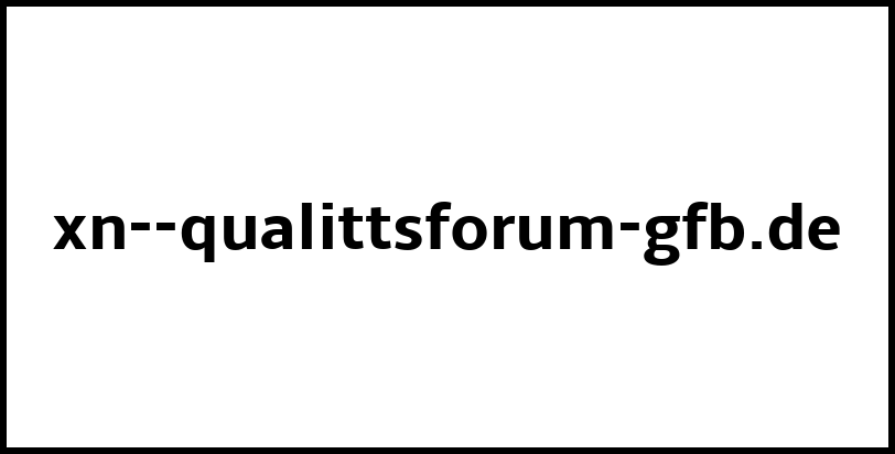 xn--qualittsforum-gfb.de