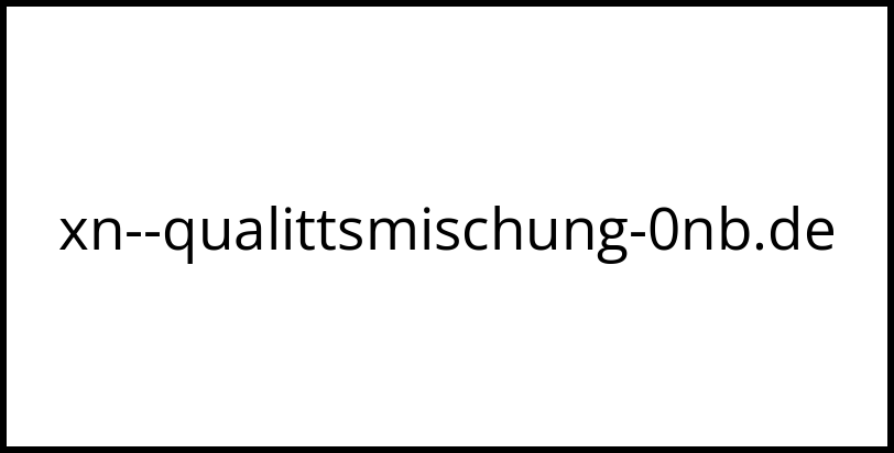 xn--qualittsmischung-0nb.de