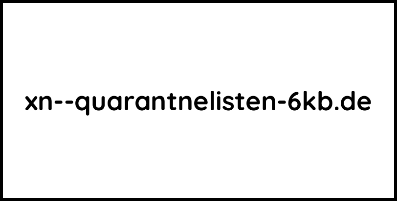 xn--quarantnelisten-6kb.de