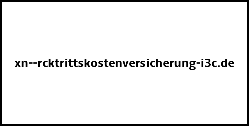 xn--rcktrittskostenversicherung-i3c.de