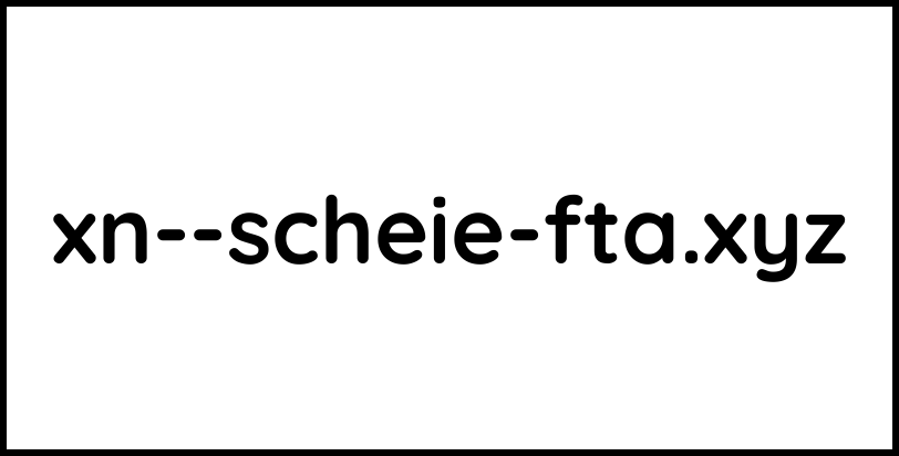 xn--scheie-fta.xyz